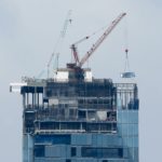 MahaNakhon skyscraper is seen under construction in Bangkok