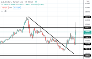 เงินลิราอ่อนค่าอย่างหนัก หลังตุรกีเปลี่ยนผู้ว่าการธนาคารกลาง